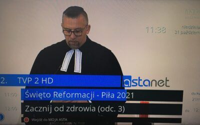 Nabożeństwo z naszego Kościoła  w TVP2