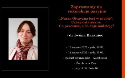 Zapraszamy na rekolekcje pasyjne!