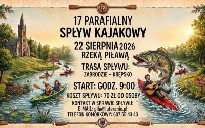 Zapraszamy na spływ kajakowy!